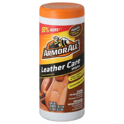Armor All Leather Wipes - 30 Count