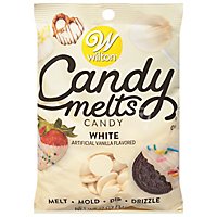 Wilton Candy Melts White Vanilla Flavor - 12 Oz - Image 1