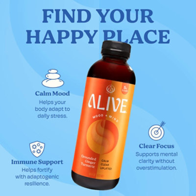 Alive Mood + Mind Grounded Ginger Tumeric - 16 Fl. Oz. - Image 3