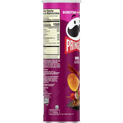 Pringles Potato Crisps Chips BBQ Lunch Snacks - 5.5 Oz - Image 8