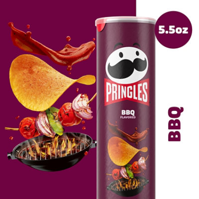 Pringles Potato Crisps Chips BBQ Lunch Snacks - 5.5 Oz - Image 3