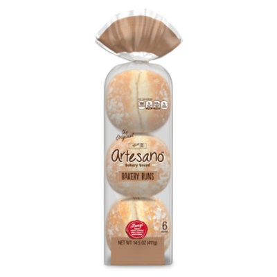 Alfaros Artesano Bakery Bun - 6 Count - Image 2