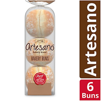 Alfaro's Artesano Bakery Buns - 14.5 Oz - Image 1