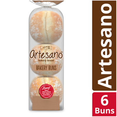 Alfaros Artesano Bakery Bun - 6 Count