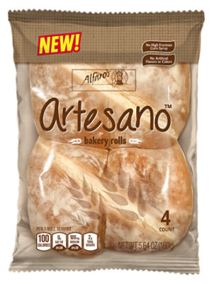 Alfaros Artesano Bakery Roll - 5.64 Oz