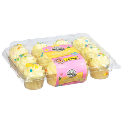 Two-Bite Cupcakes Vanilla 12count - 10 Oz