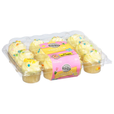 Two-Bite Cupcakes Vanilla 12count - 10 Oz - Image 1