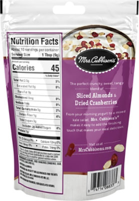 Mrs Cubbisons Dried Cranberries And Toasted Almonds Salad Topping - 3.25 Oz - Image 6