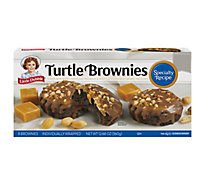 Snack Cakes, Little Debbie Family Pack Turtle Brownies - 12.39 Oz