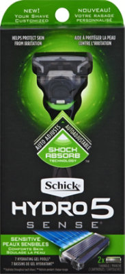 Schick Hydro 5 Sense Soothe Mens Razor - Each - Image 2