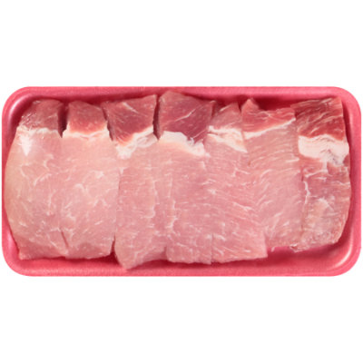 Meat Counter Pork Loin Ribs Boneless Country Style - 1.25 LB