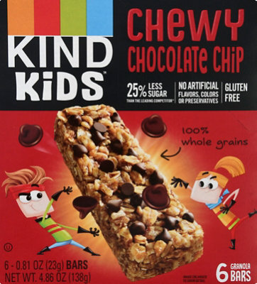 KIND Kids Bar Granola Chewy Chocolate Chip Box - 4.86 Oz - Image 2