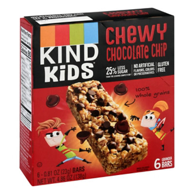 KIND Kids Bar Granola Chewy Chocolate Chip Box - 4.86 Oz