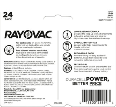 Rayovac Hab Size 13 - 24 Count - Image 3