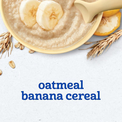 Gerber Banana Probiotic Oatmeal Baby Cereal Canister - 8 Oz - Image 3