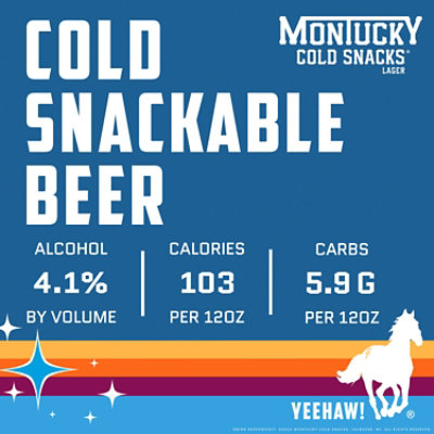 Montucky Cold Snacks Lager - 12-12 Fl. Oz. - Image 5