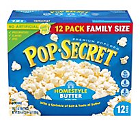 Pop Secret Microwave Popcorn Home Style - 38.4 Oz