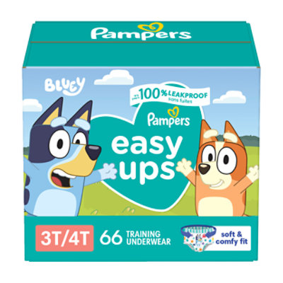 Pampers Easy Ups Size 3T To 4T Boys Training Underwear - 66 Count - Image 2