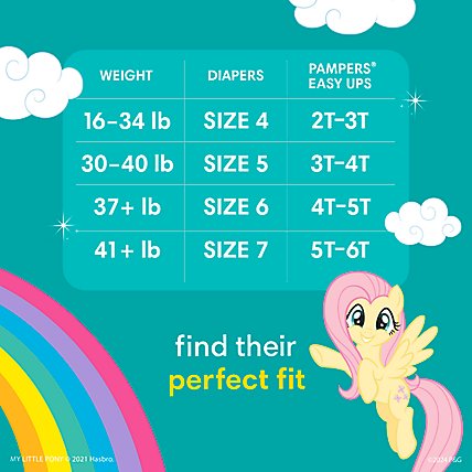 Pampers Easy Ups Size 3T To 4T Girls Training Underwear - 66 Count - Image 6