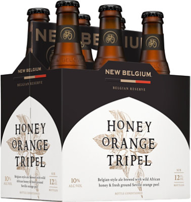 New Belgium Brewing Honey Orange Tripel Beer 10% ABV Bottles - 6-12 Fl. Oz. - Image 2