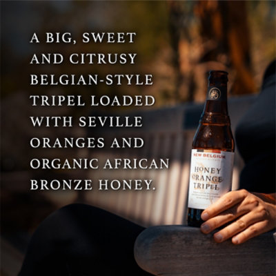 New Belgium Brewing Honey Orange Tripel Beer 10% ABV Bottles - 6-12 Fl. Oz. - Image 4
