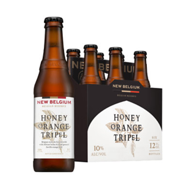 New Belgium Brewing Honey Orange Tripel Beer 10% ABV Bottles - 6-12 Fl. Oz. - Image 3