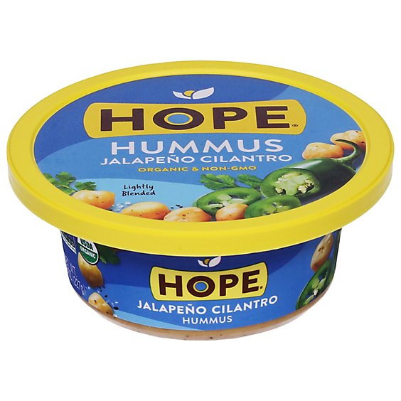 Hope Organic Jalapeno Cilantro Hummus - 8 Oz