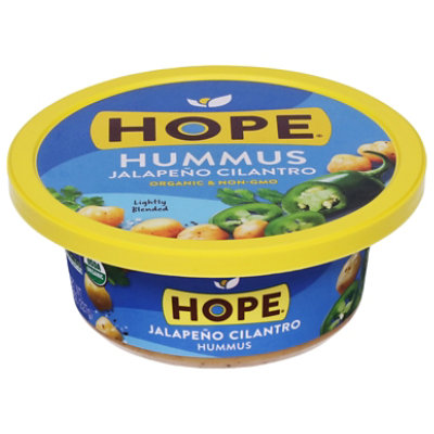 Hope Organic Jalapeno Cilantro Hummus - 8 Oz