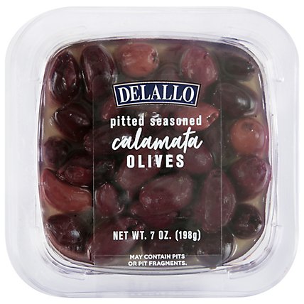 DeLallo Olives Calamata Pitted Seasoned - 7 Oz - Image 3