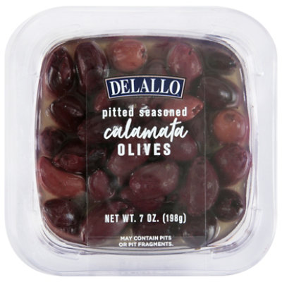 DeLallo Olives Calamata Pitted Seasoned - 7 Oz - Image 3