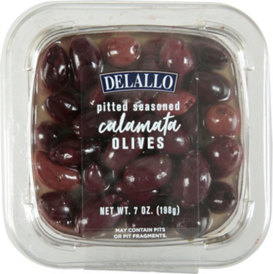DeLallo Olives Calamata Pitted Seasoned - 7 Oz - Image 2