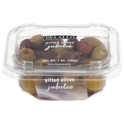 DeLallo Olives Pitted Jubilee - 7 Oz - Image 1