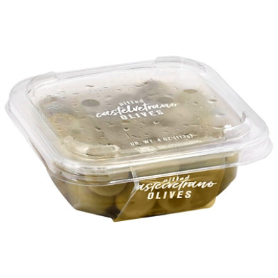 DeLallo Olives Italian Pitted Castelvetrano - 4 Oz