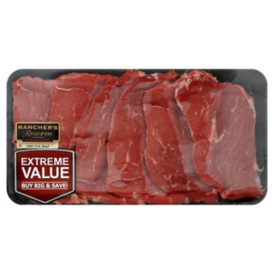 Beef Bottom Round Steak Blade Tenderized - 1 Lb - Image 1