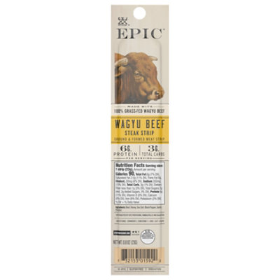 Epic Wagyu Beef Strip - .8Oz - Image 1