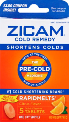 Zicam Cld Rmdy Citrus Rpd - 5Count - Image 2