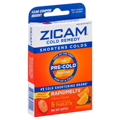 Zicam Cld Rmdy Citrus Rpd - 5Count - Image 1