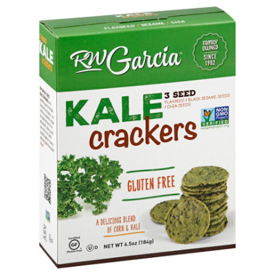 Rw Garcial Kale Crackers - 6.5 Oz - Image 1