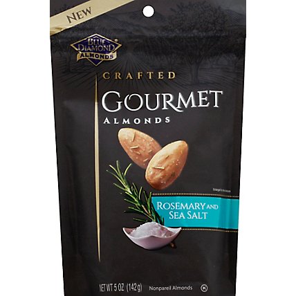Blue Diamond Almonds Gourmet Crafted Rosemary And Sea Salt Pouch - 5 Oz - Image 2