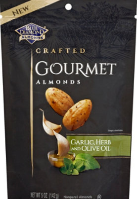 Blue Diamond Almonds Gourmet Crafted Garlic Herb And Olive Oil Pouch - 5 Oz - Image 2