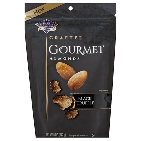 Blue Diamond Almonds Gourmet Crafted Black Truffle Pouch - 5 Oz