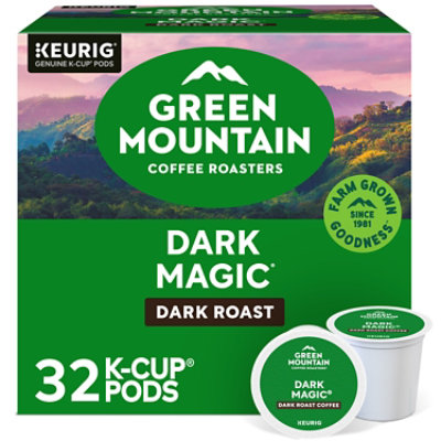 Green Mountain Coffee Roasters Dark Magic Dark Roast Coffee K Cup Pods - 32 Count - Image 1