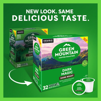 Green Mountain Coffee Roasters Dark Magic Dark Roast Coffee K Cup Pods - 32 Count - Image 3