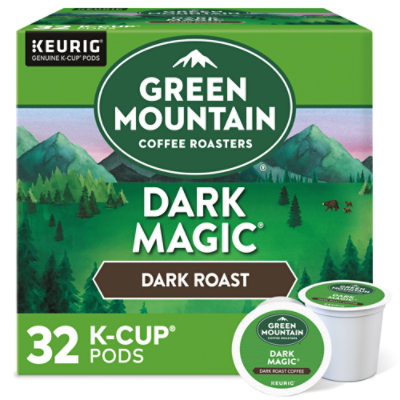 Green Mountain Coffee Roasters Dark Magic Dark Roast Coffee K Cup Pods - 32 Count - Image 1