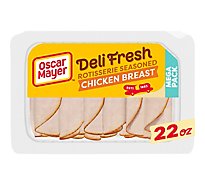 Oscar Mayer Deli Fresh Rotisserie Seasoned Chicken Breast Deli Lunch Meat Mega Pack Tray - 22 Oz