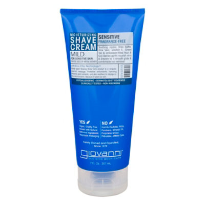 Giovanni Shave Crm Frag Free Aloe - 7 Oz - Image 3