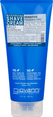 Giovanni Shave Crm Frag Free Aloe - 7 Oz - Image 2