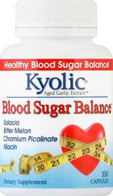Kyolic Blood Sugar Balance - 100 Count - Image 2