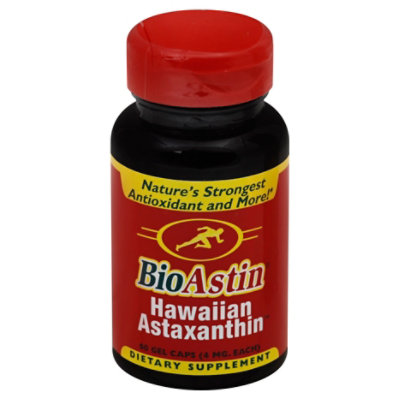 BioAstin Hawaiian Astaxanthin 4mg - 60 Count - Image 1