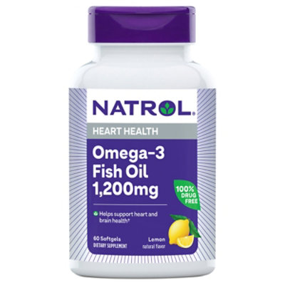 Natrol Omega-3 Fish Oil 1200mg - 60 Count - Image 3